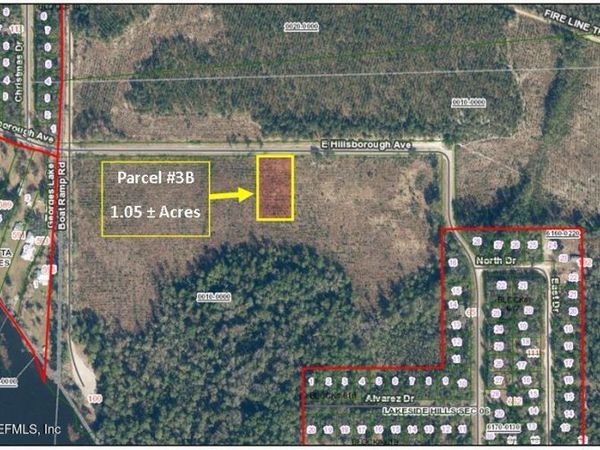 PARCEL 3B E HILLSBOROUGH Avenue, Florahome, FL 32140