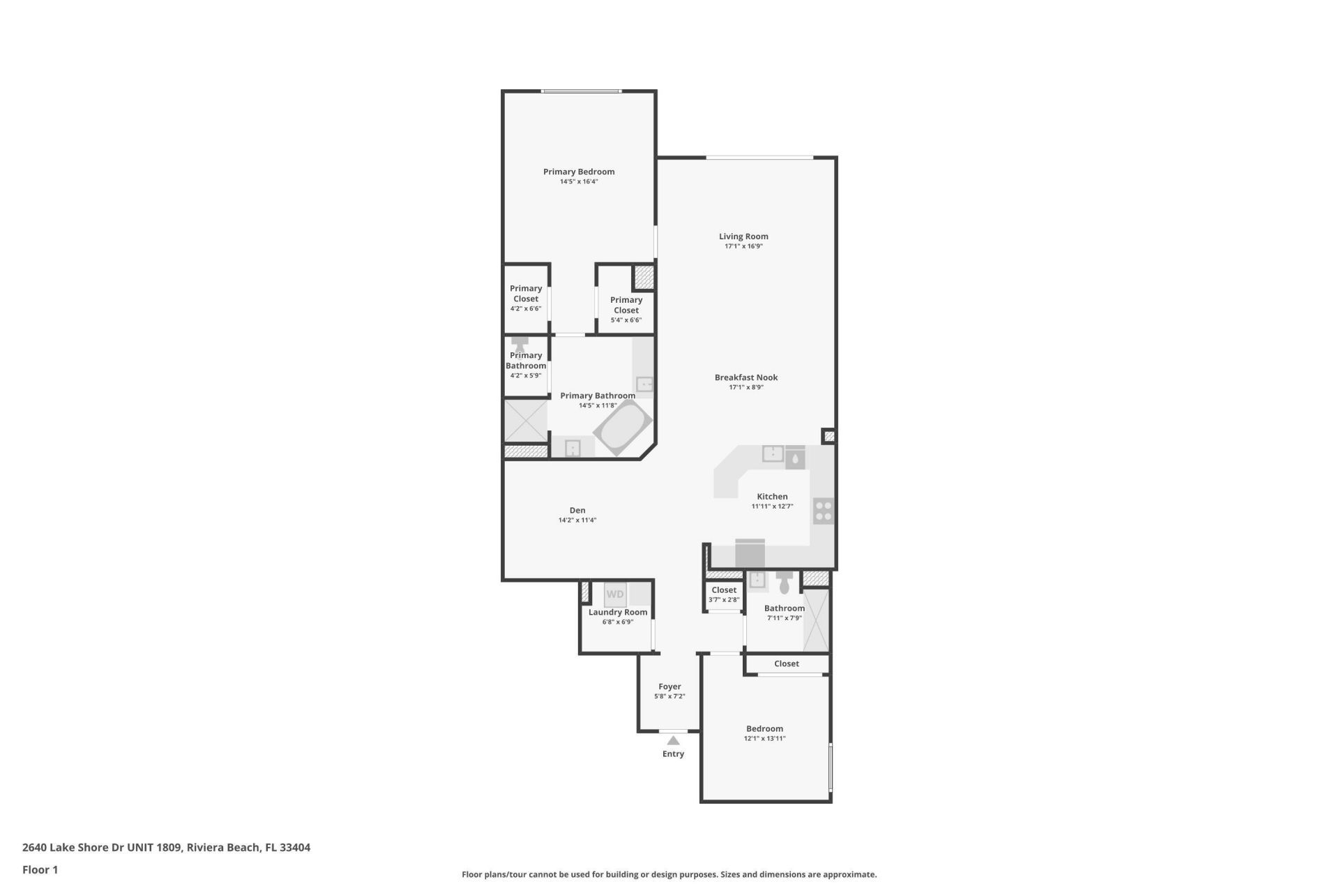 2640 Lake Shore Drive, Unit 1809, Riviera Beach, FL 33404 Photo