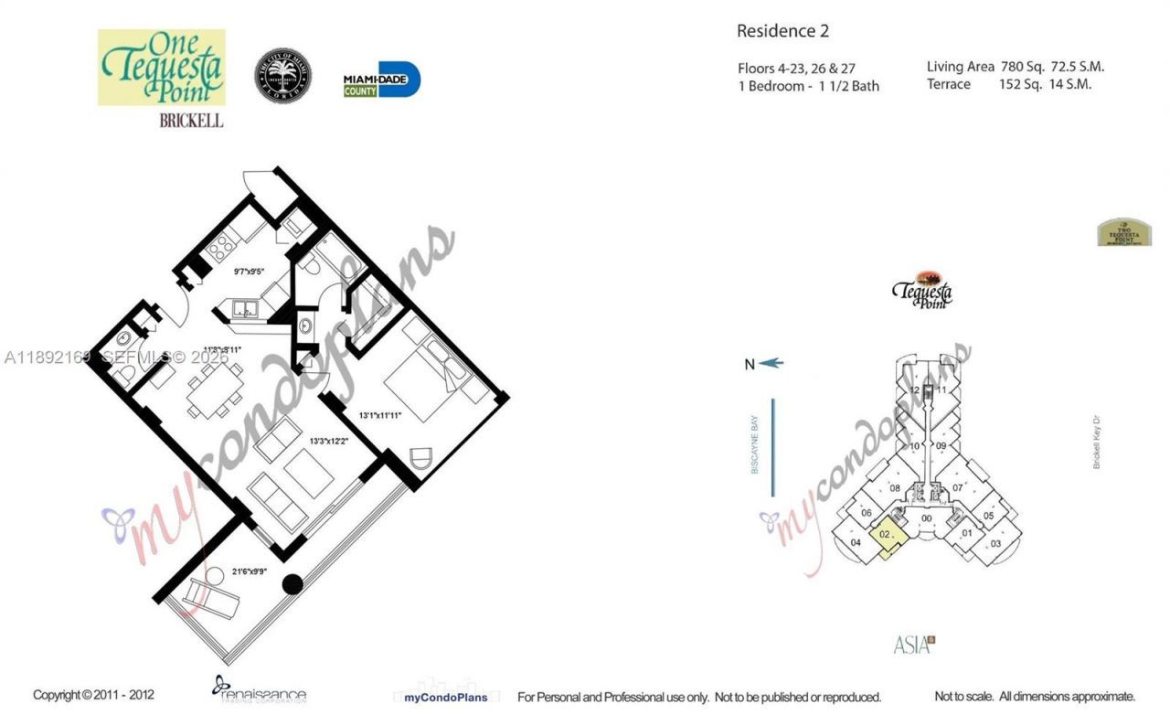 888 Brickell Key Dr, Unit 1002, Miami, FL 33131 Photo