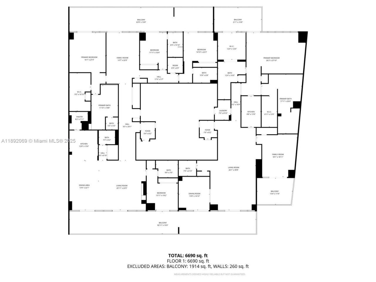 9701 Collins Ave, Unit 2103S, Bal Harbour, FL 33154 Photo
