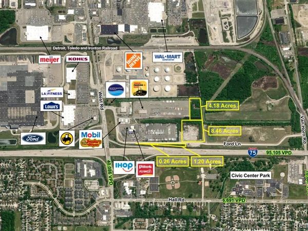 N/A Ford Lane , Woodhaven, MI 48183