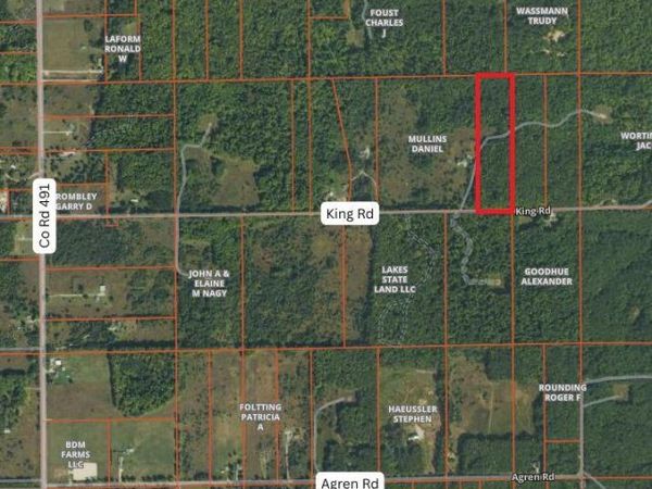 V/L 10 acr King Road, Lewiston, MI 49756