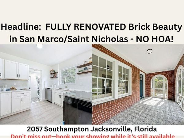 2057 SOUTHAMPTON ROAD, JACKSONVILLE, FL 32207