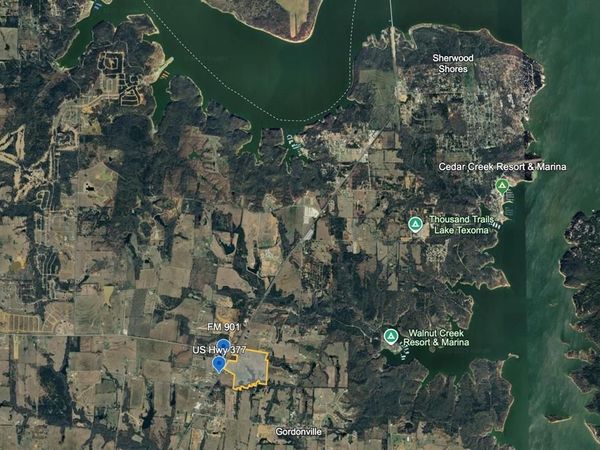 35+ Acres US Highway 377 , Gordonville, TX 76245