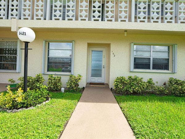 1421 NW 19TH TERRACE, Unit 102, DELRAY BEACH, FL 33445