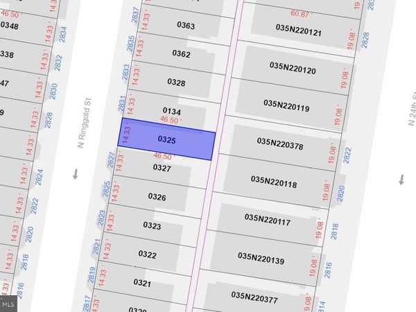 2829 N RINGGOLD STREET, PHILADELPHIA, PA 19132