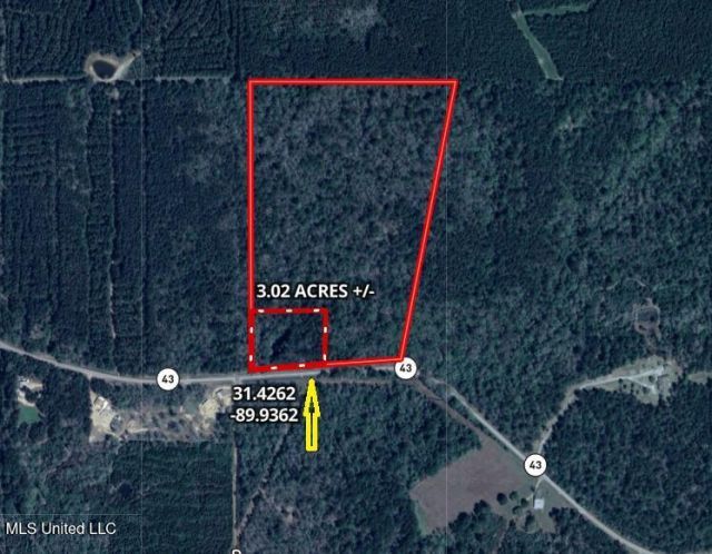 Hwy 43, Oak Vale, MS 39656 Main Photo