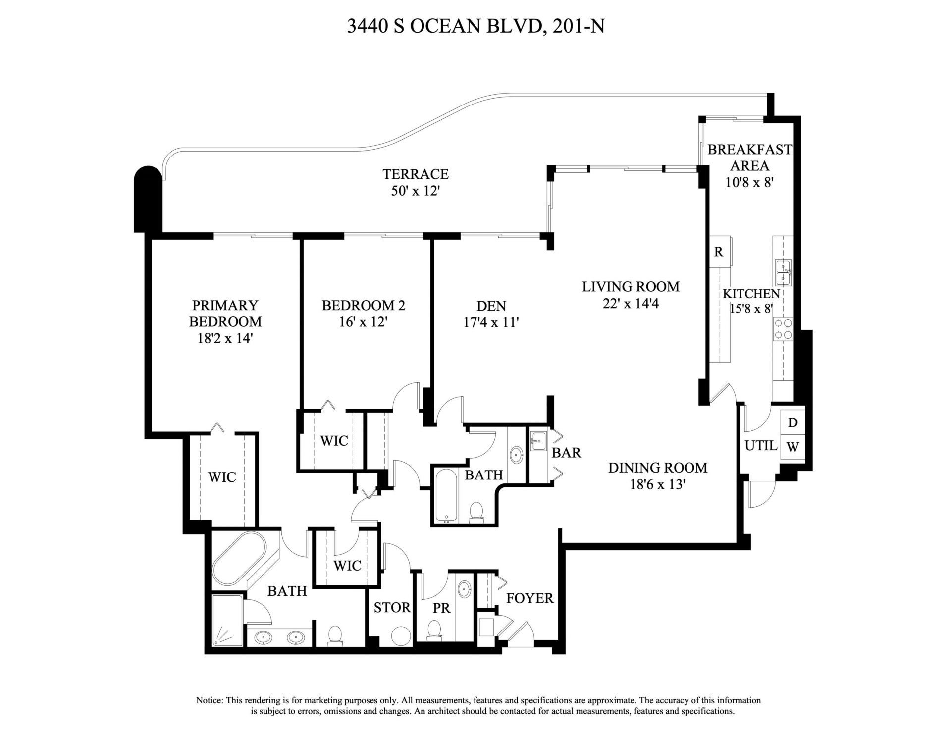 3440 S Ocean Boulevard, Unit 201n, Palm Beach, FL 33480 Photo