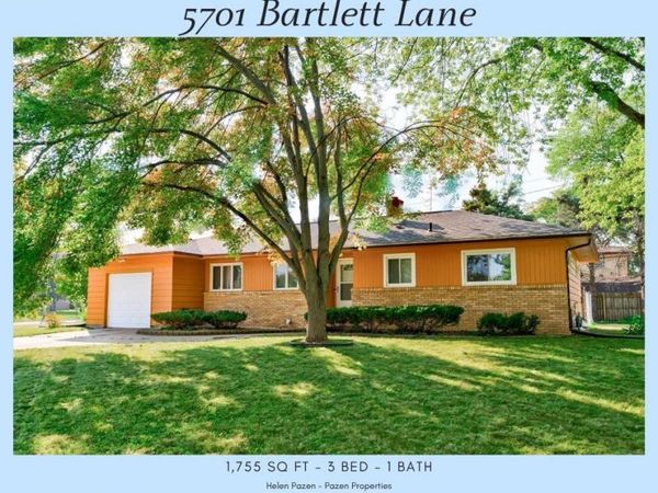 5701 Bartlett Lane, Madison, WI 53711