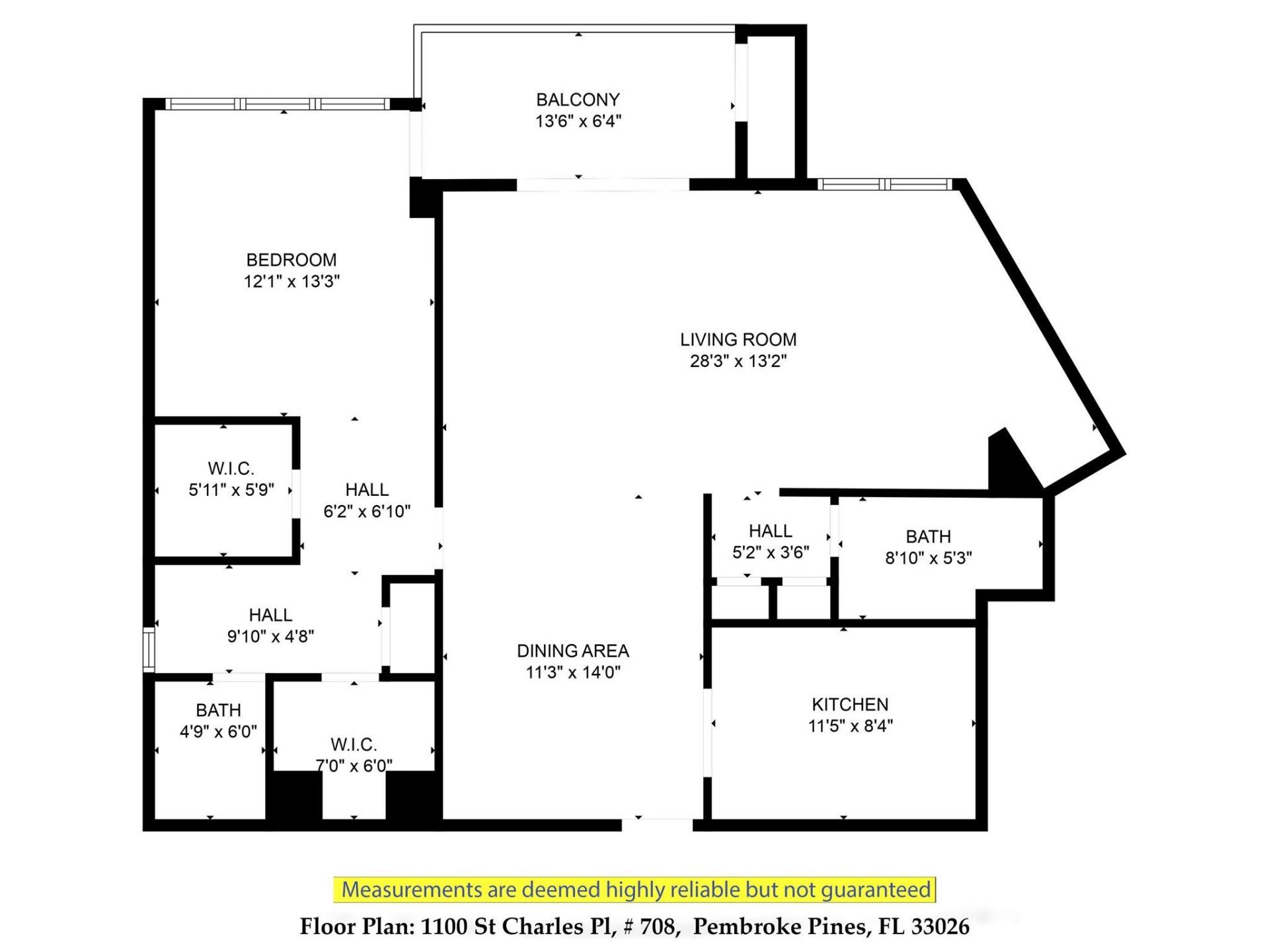1100 Saint Charles Place, Unit 708, Pembroke Pines, FL 33026 Photo