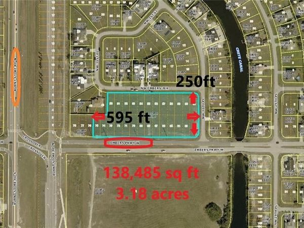 Embers PKWY, CAPE CORAL, FL 33993