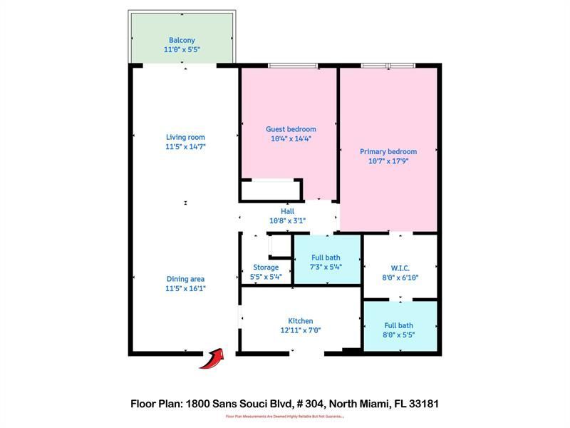 1800 Sans Souci Boulevard, Unit 304, North Miami, FL 33181 Photo