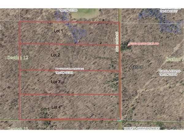 Lot 1 Mason Delta Rd, Delta, WI 54856