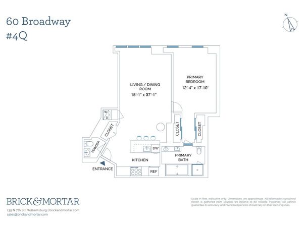 60 Broadway, Unit 4Q, Brooklyn, NY 11249