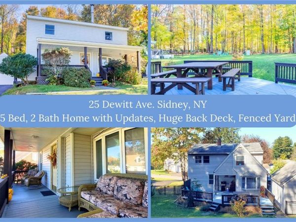 25 Dewitt Drive, Sidney, NY 13838
