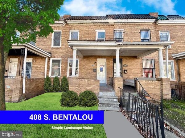 408 S BENTALOU STREET, BALTIMORE, MD 21223