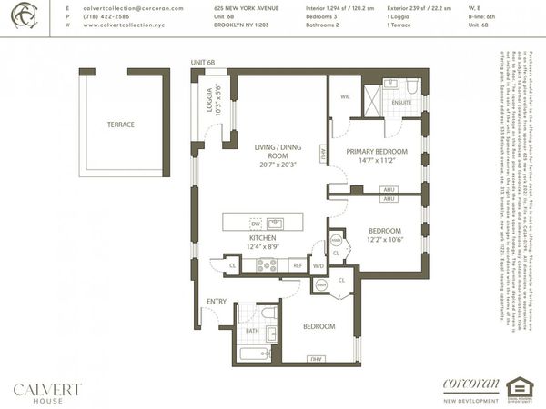 625 NEW YORK Avenue, Unit 6B, Brooklyn, NY 11203