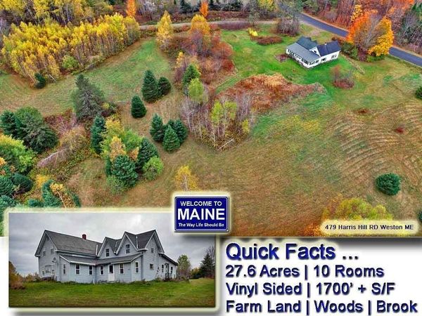 479 Harris Hill Road, Weston, ME 04424