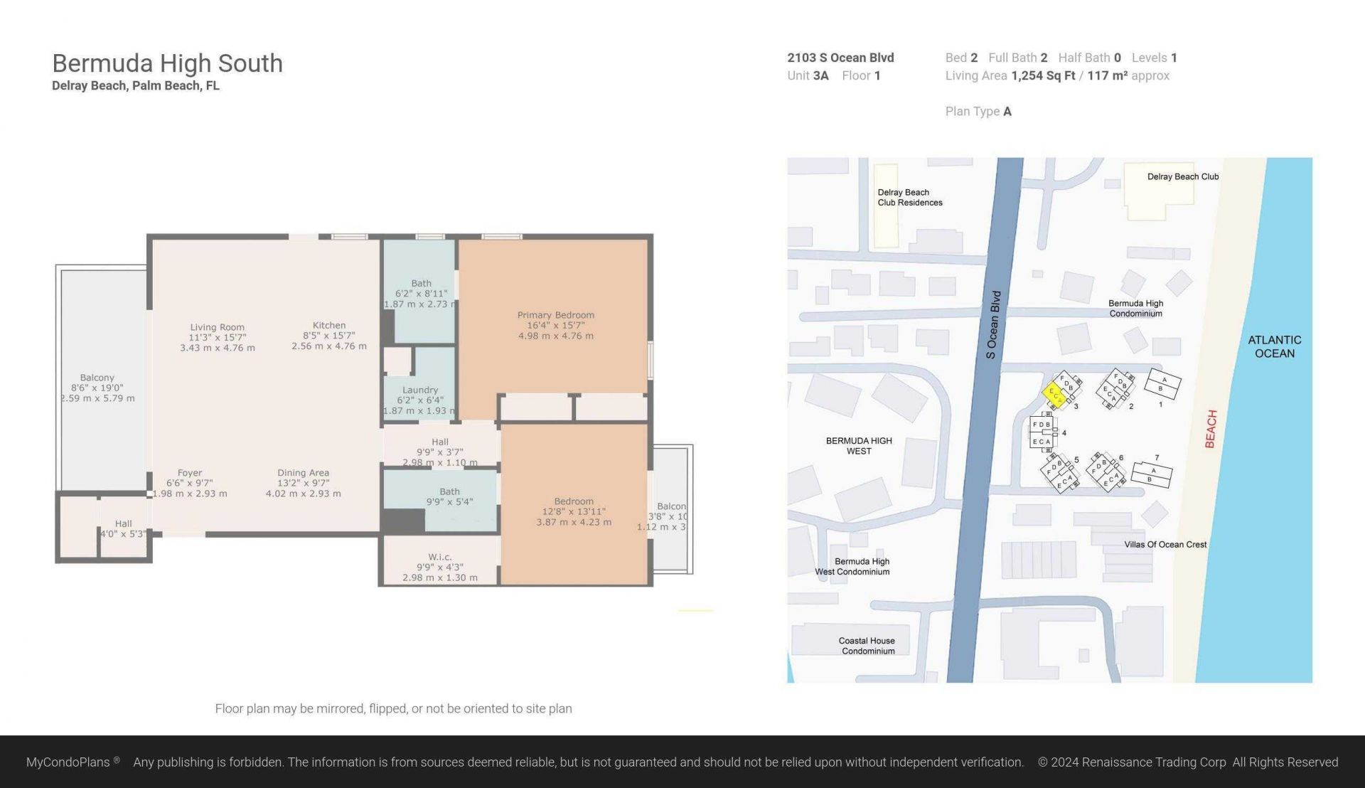 2103 S Ocean Boulevard, Unit 3-A, Delray Beach, FL 33483 Photo