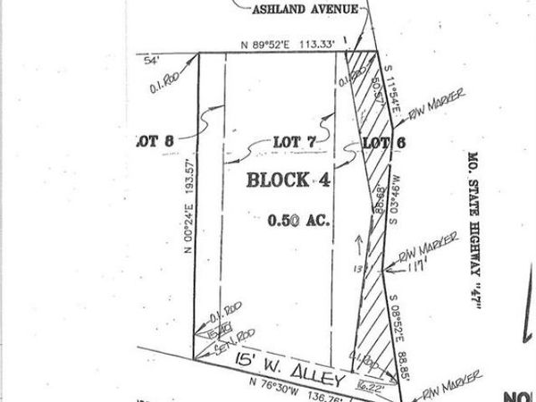 .5 Acre Ashland, Warrenton, MO 63383