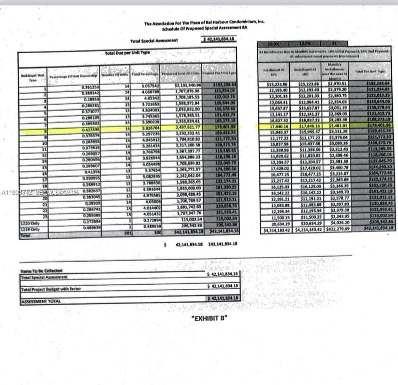 10185 Collins, Unit 308, Bal Harbour, FL 33154 Photo