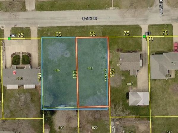 2 Lots E 5th St, Tipton, IA 52772