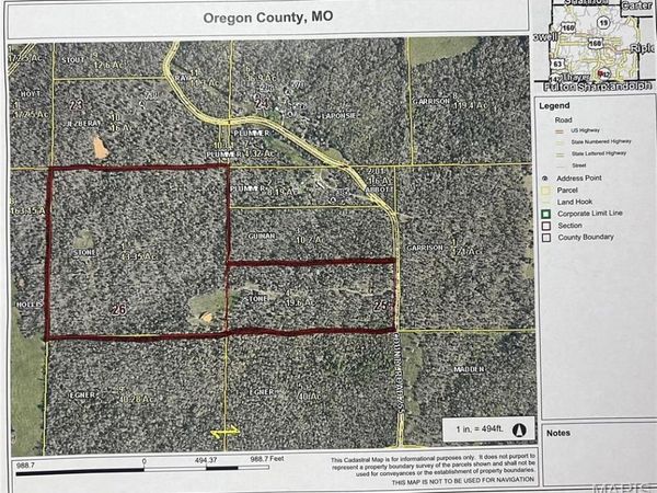 0 Oregon Co. 142-255, Thayer, MO 65791