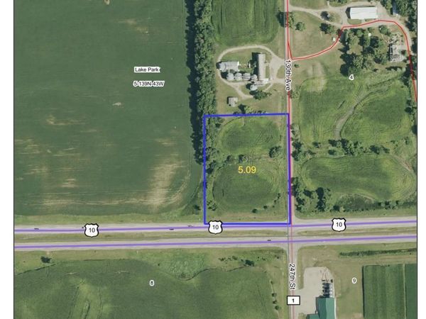 Hwy 10 130th Avenue, Lake Park, MN 56554