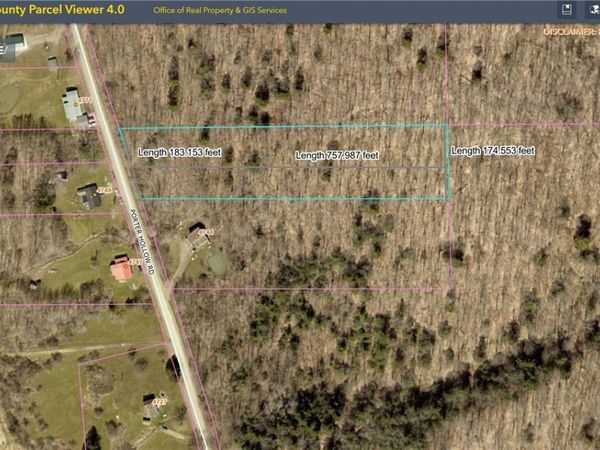Porter Hollow Road, Ellicottville, NY 14741