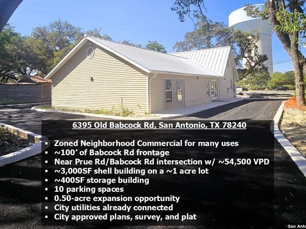 6395 Old Babcock, San Antonio, TX 78240