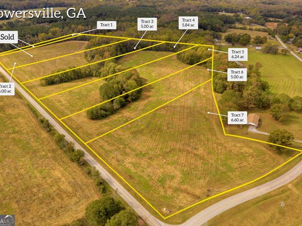 0 Airline School Road, Unit TRACT 3, Bowersville, GA 30516