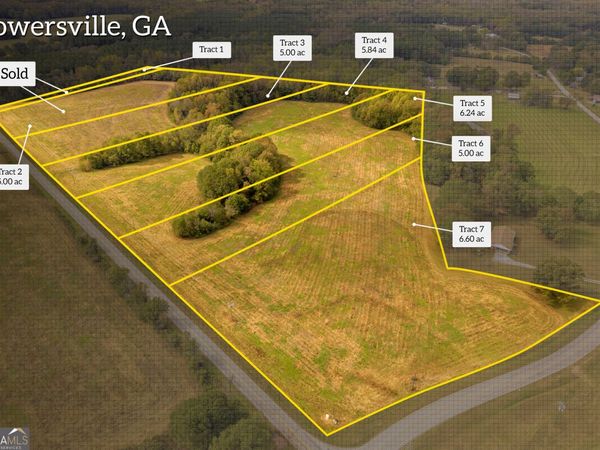 0 Airline School Road, Unit TRACT 5, Bowersville, GA 30516