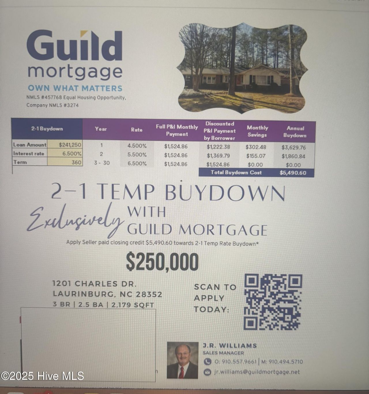 1201 Charles Drive, Laurinburg, NC 28352 Main Photo