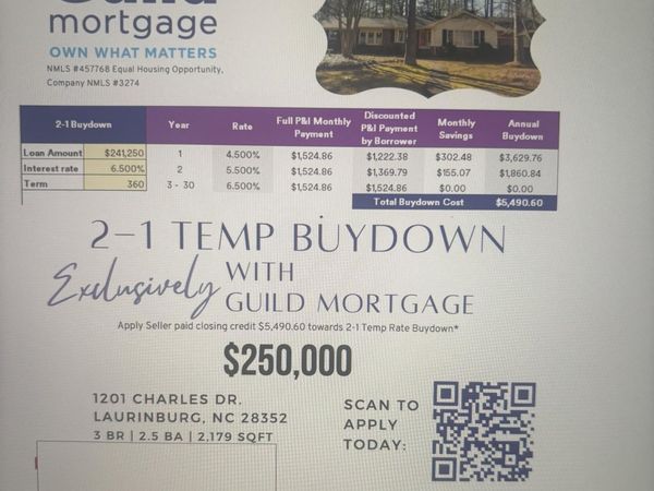 1201 Charles Drive, Laurinburg, NC 28352