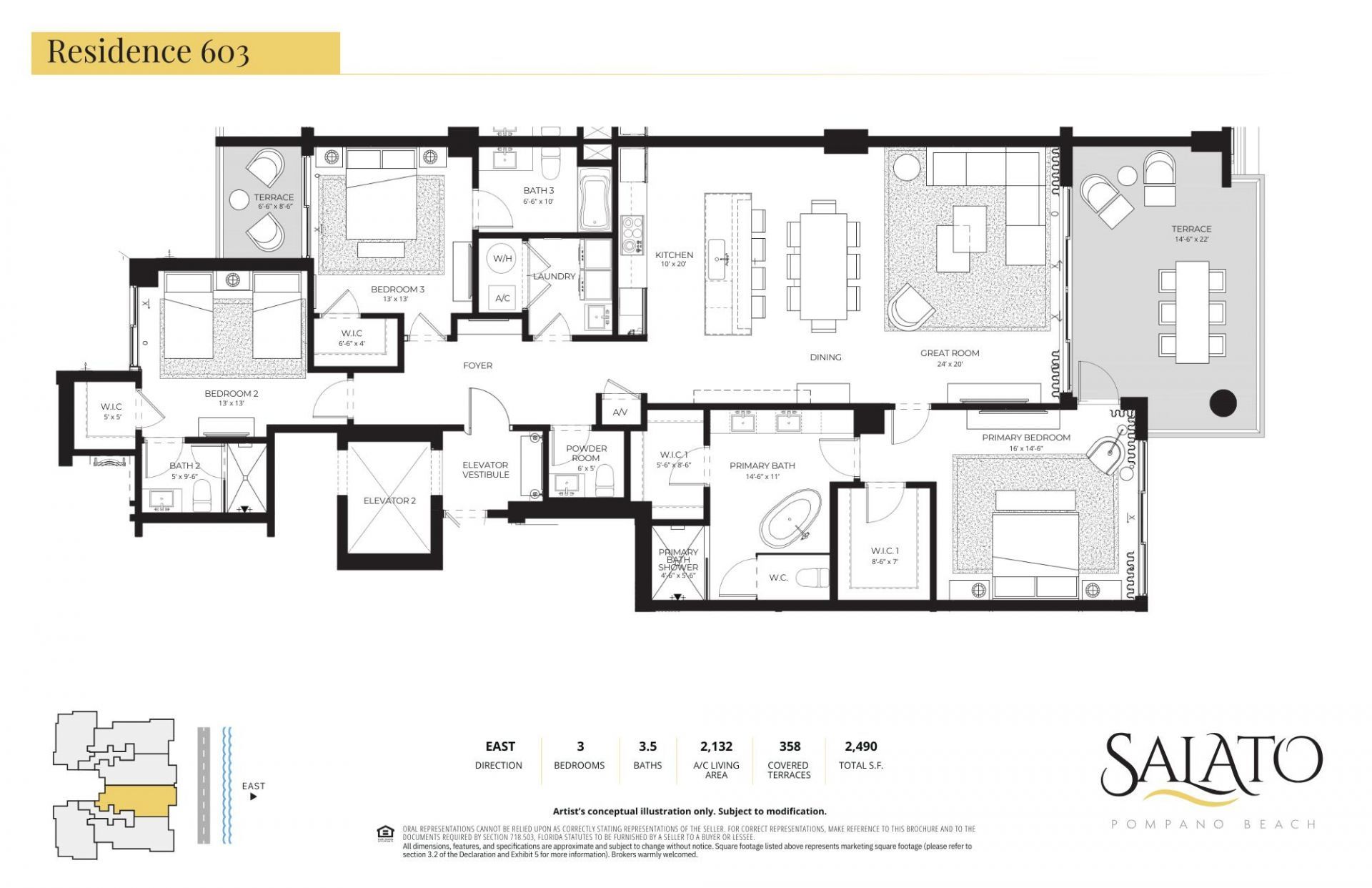 305 Briny Avenue, Unit 603, Pompano Beach, FL 33062 Photo