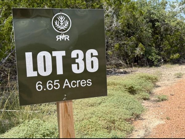 Lot 36 - 6.65 Acres - Round Mountain Reserve DR, Round Mountain, TX 78663