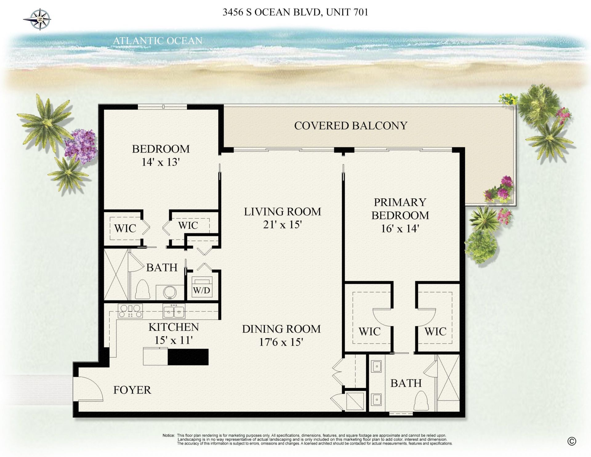 3456 S Ocean Boulevard, Unit 701, Palm Beach, FL 33480 Photo