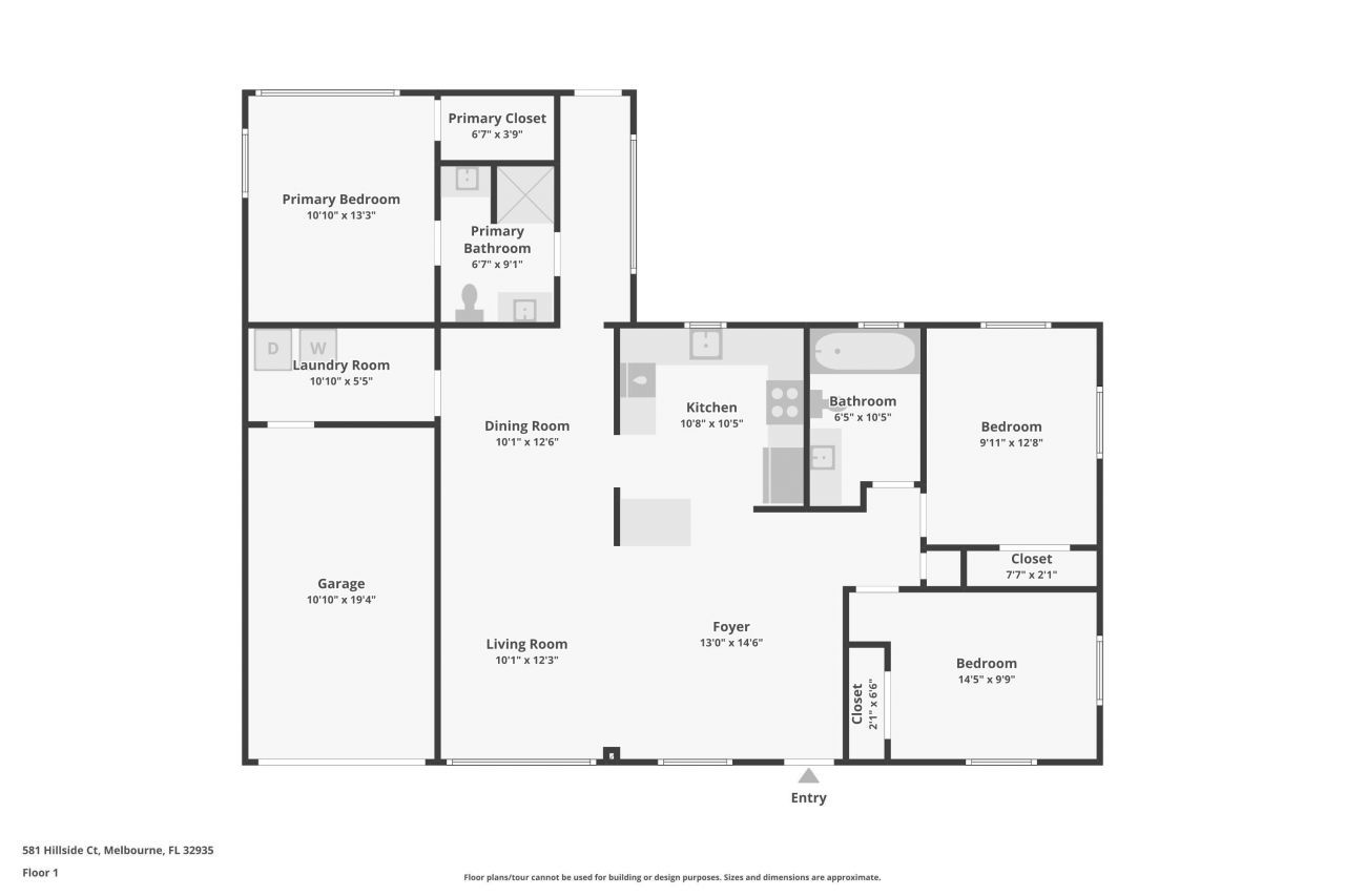 581 Hillside Court , Melbourne, FL 32935 Photo