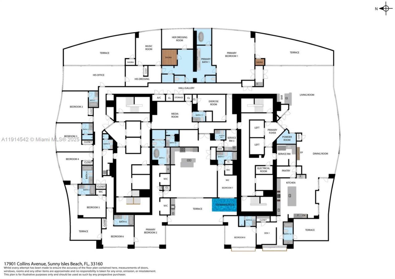 17901 Collins Ave, Unit TS3405/07, Sunny Isles Beach, FL 33160 Photo