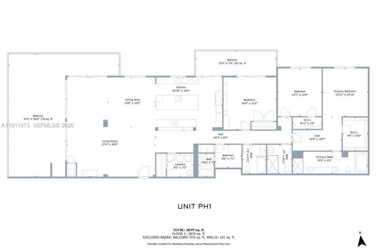 5001 Collins Ave, Unit PH-1, Miami Beach, FL 33140 Photo