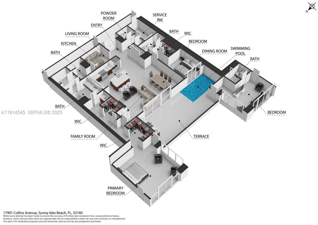 17901 Collins Ave, Unit 3406, Sunny Isles Beach, FL 33160 Photo