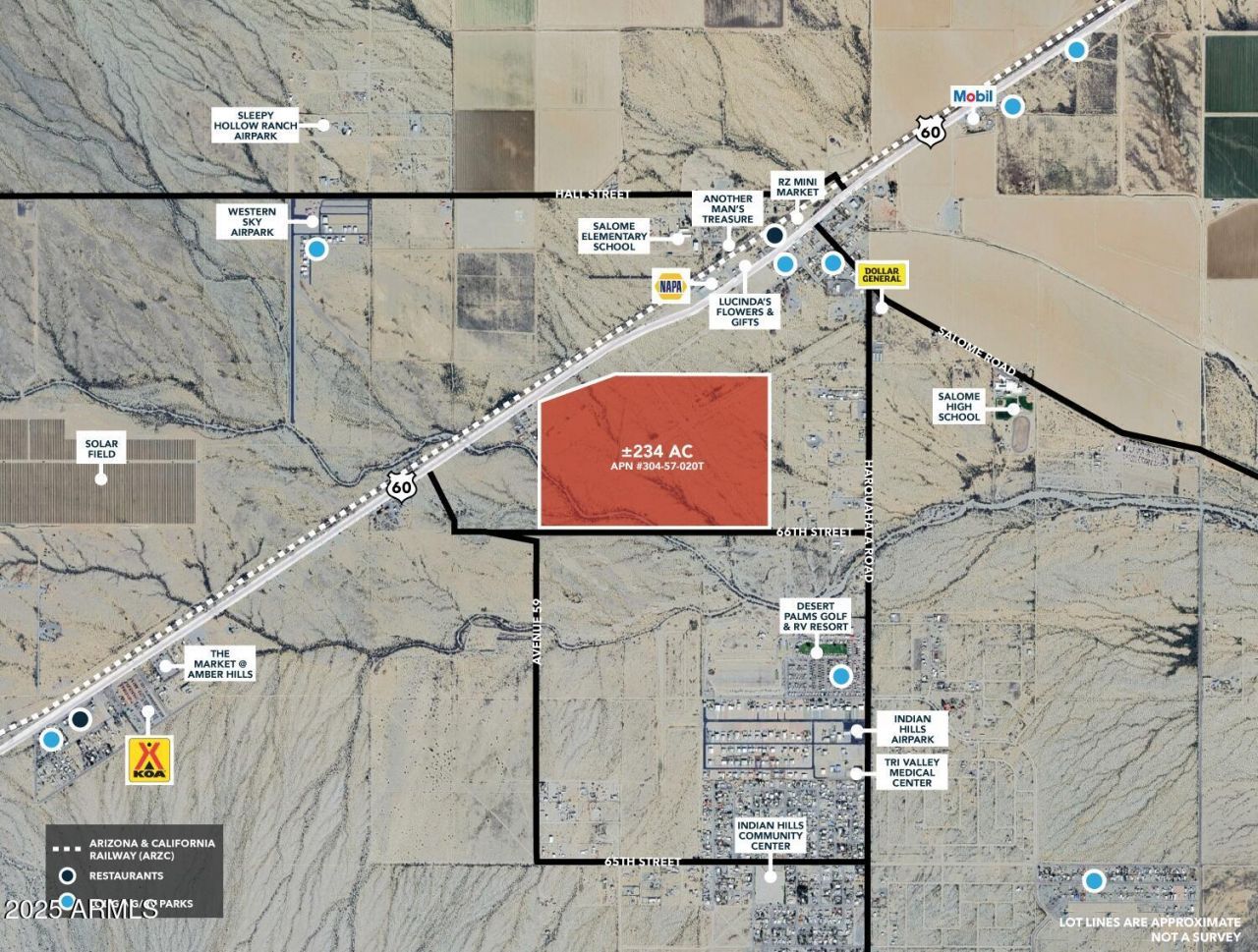 234 acres Avenue B, Salome, AZ 85348