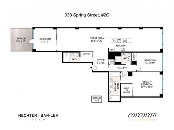 330 SPRING Street, Unit 2C, Manhattan, NY 10013