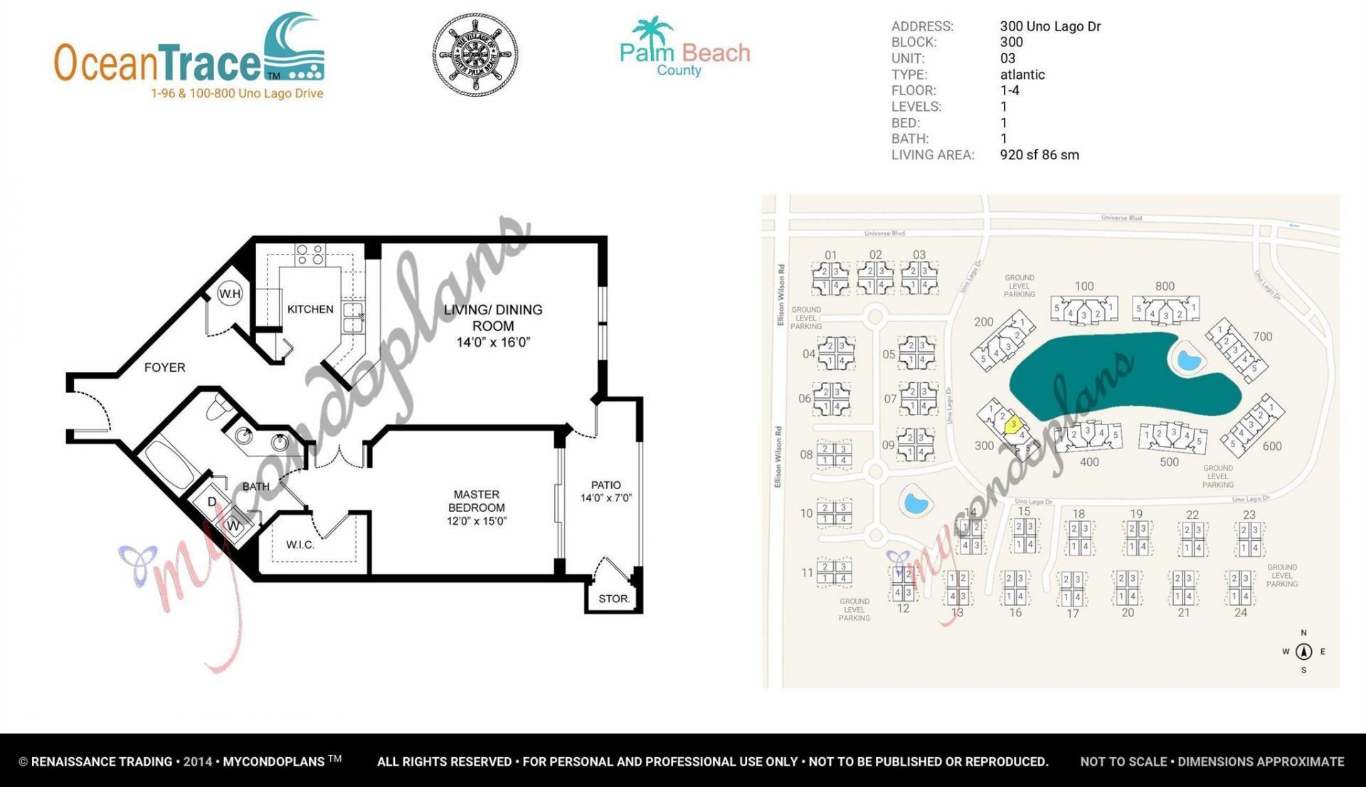 300 Uno Lago Drive, Unit 303, Juno Beach, FL 33408 Photo