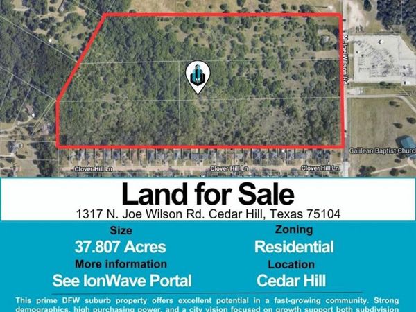 1317 N Joe Wilson Road , Cedar Hill, TX 75104
