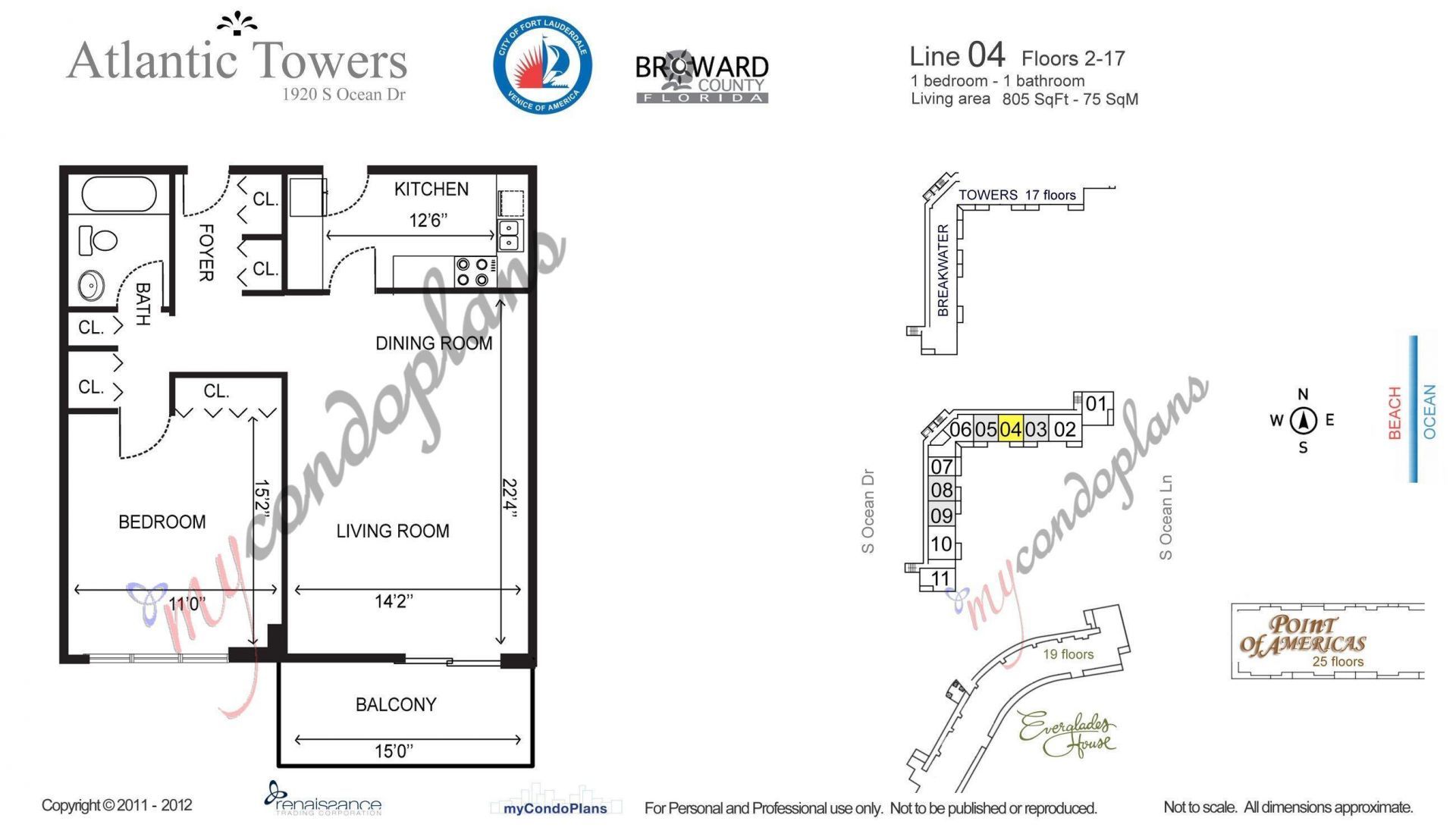 1920 S Ocean Drive, Unit 304, Fort Lauderdale, FL 33316 Photo