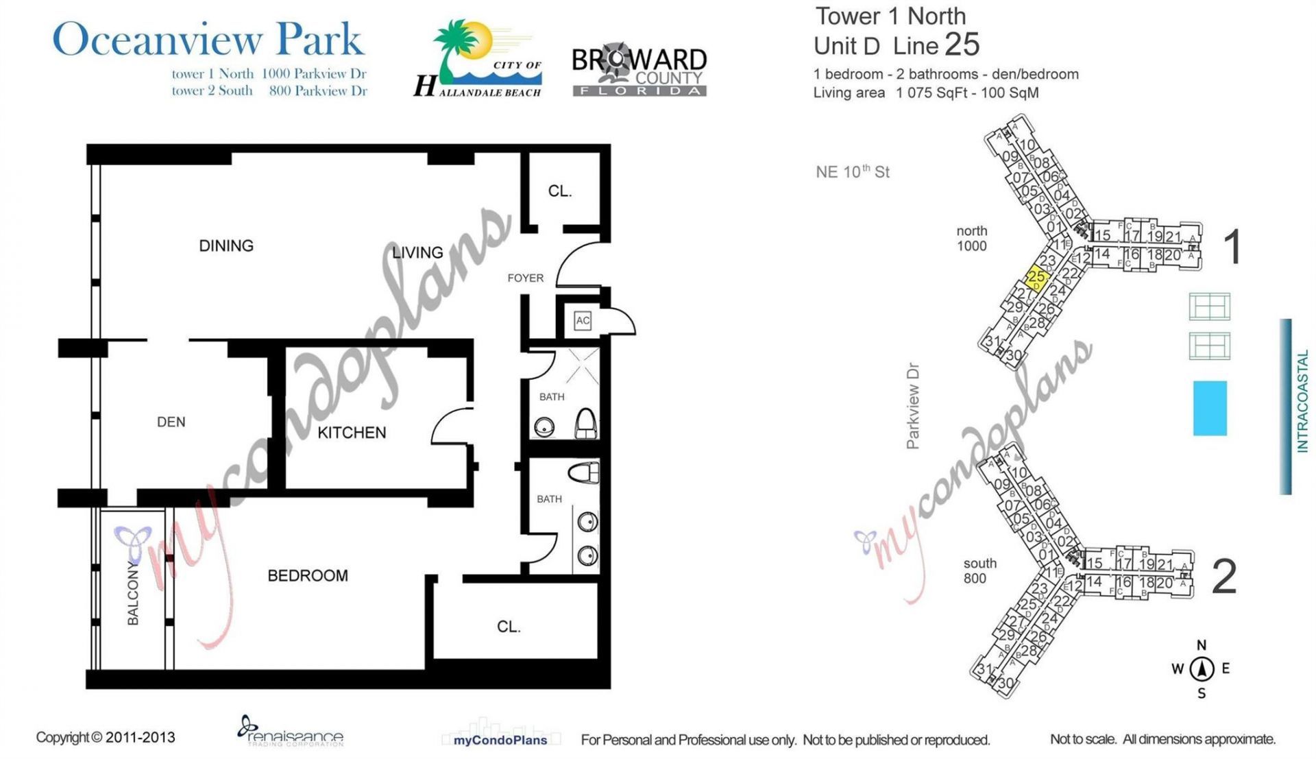 1000 Parkview Drive, Unit 925, Hallandale Beach, FL 33009 Photo