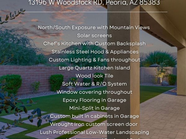 13196 W Woodstock Road, Peoria, AZ 85383