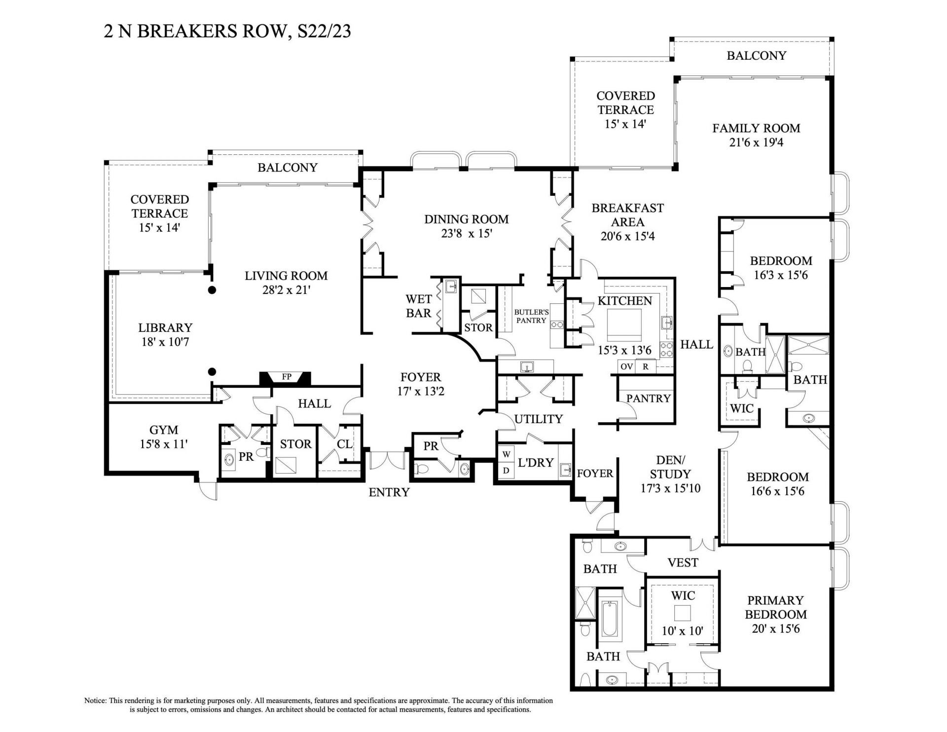 2 N Breakers Row, Unit S22/23, Palm Beach, FL 33480 Photo