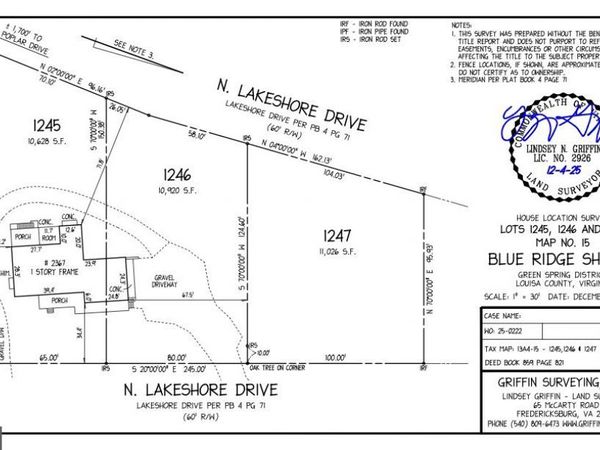 LOT 1247 N LAKESHORE DR, LOUISA, VA 23093